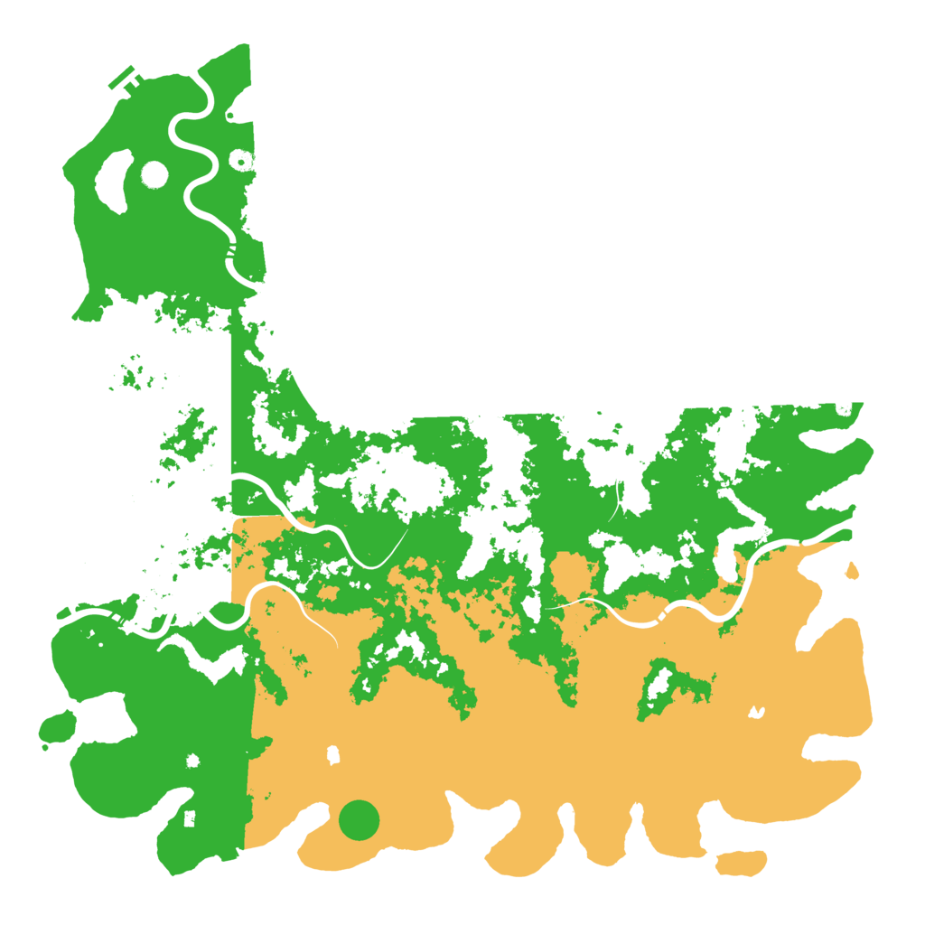 Biome Rust Map: Procedural Map, Size: 6000, Seed: 79394948