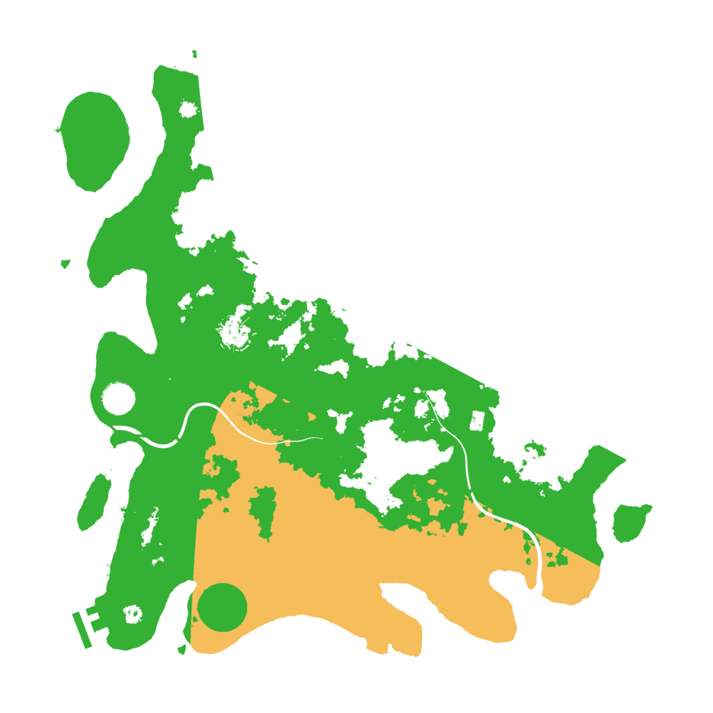 Biome Rust Map: Procedural Map, Size: 3850, Seed: 1954757004
