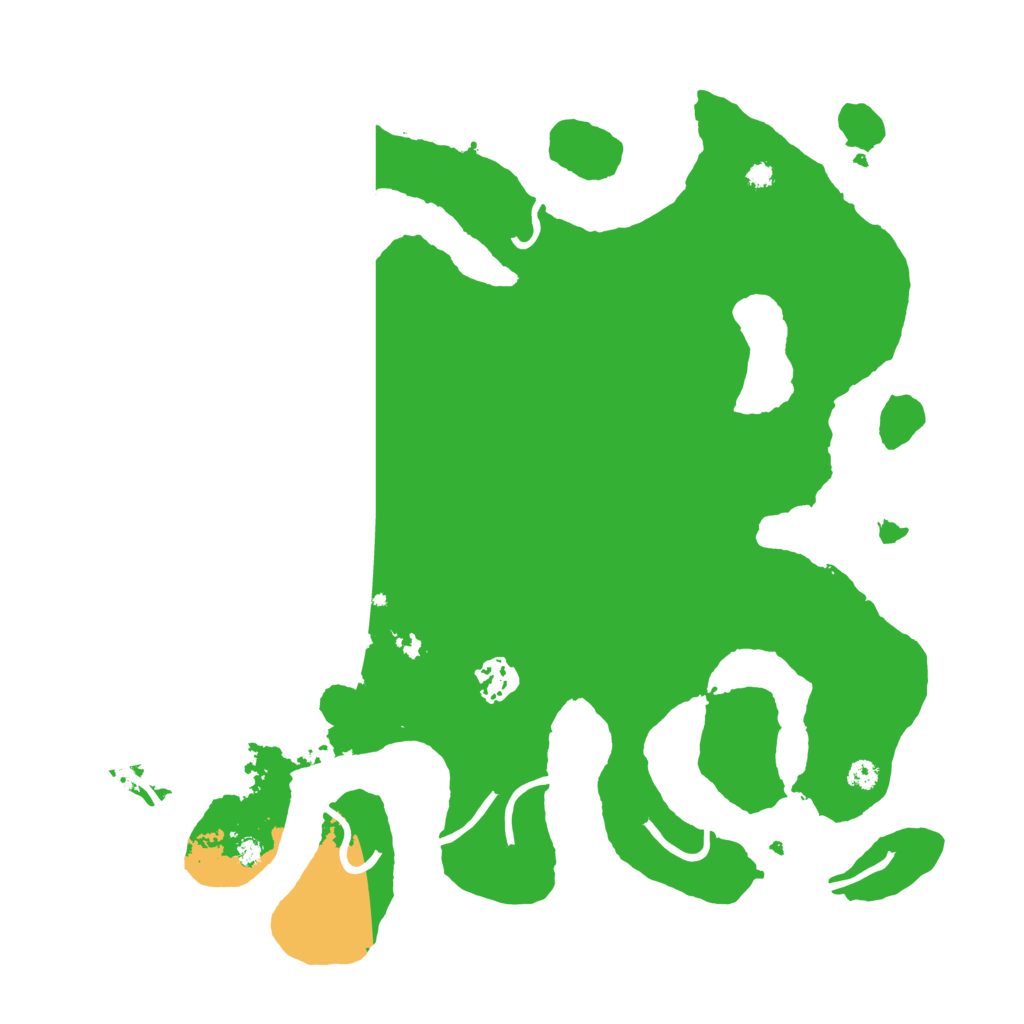 Biome Rust Map: Procedural Map, Size: 3500, Seed: 187705