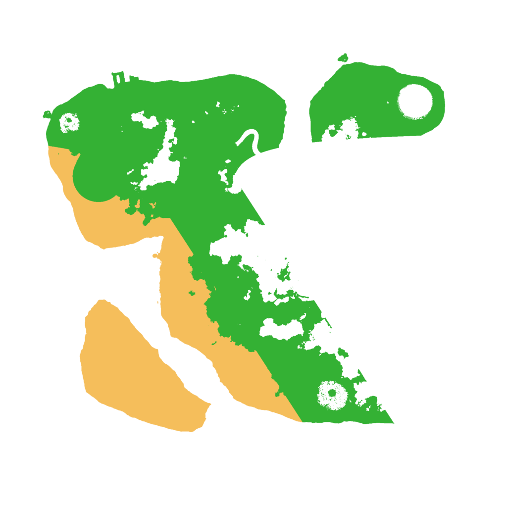 Biome Rust Map: Procedural Map, Size: 2600, Seed: 929427327