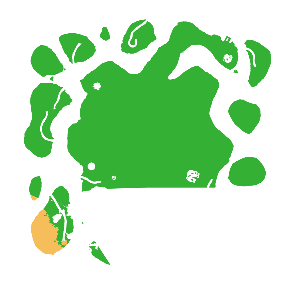 Biome Rust Map: Procedural Map, Size: 3500, Seed: 635458