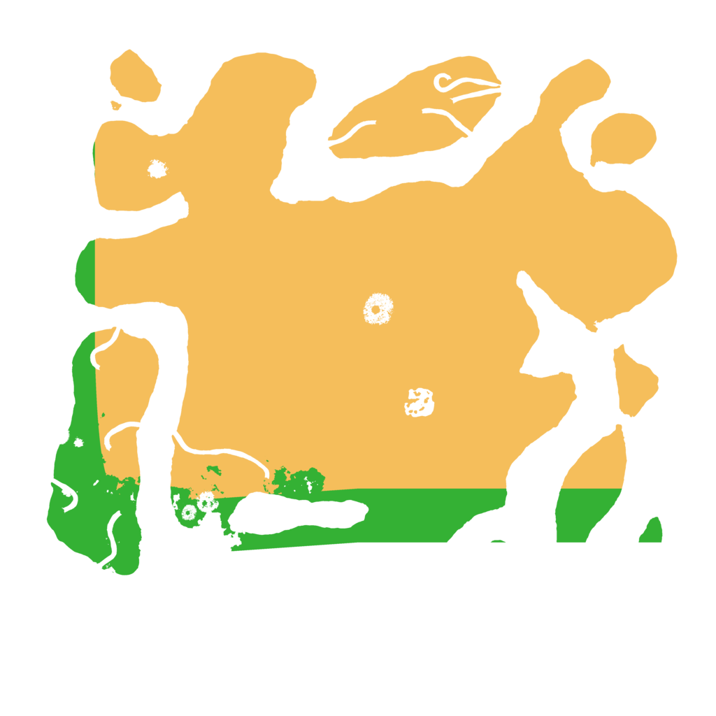 Biome Rust Map: Procedural Map, Size: 3500, Seed: 43247