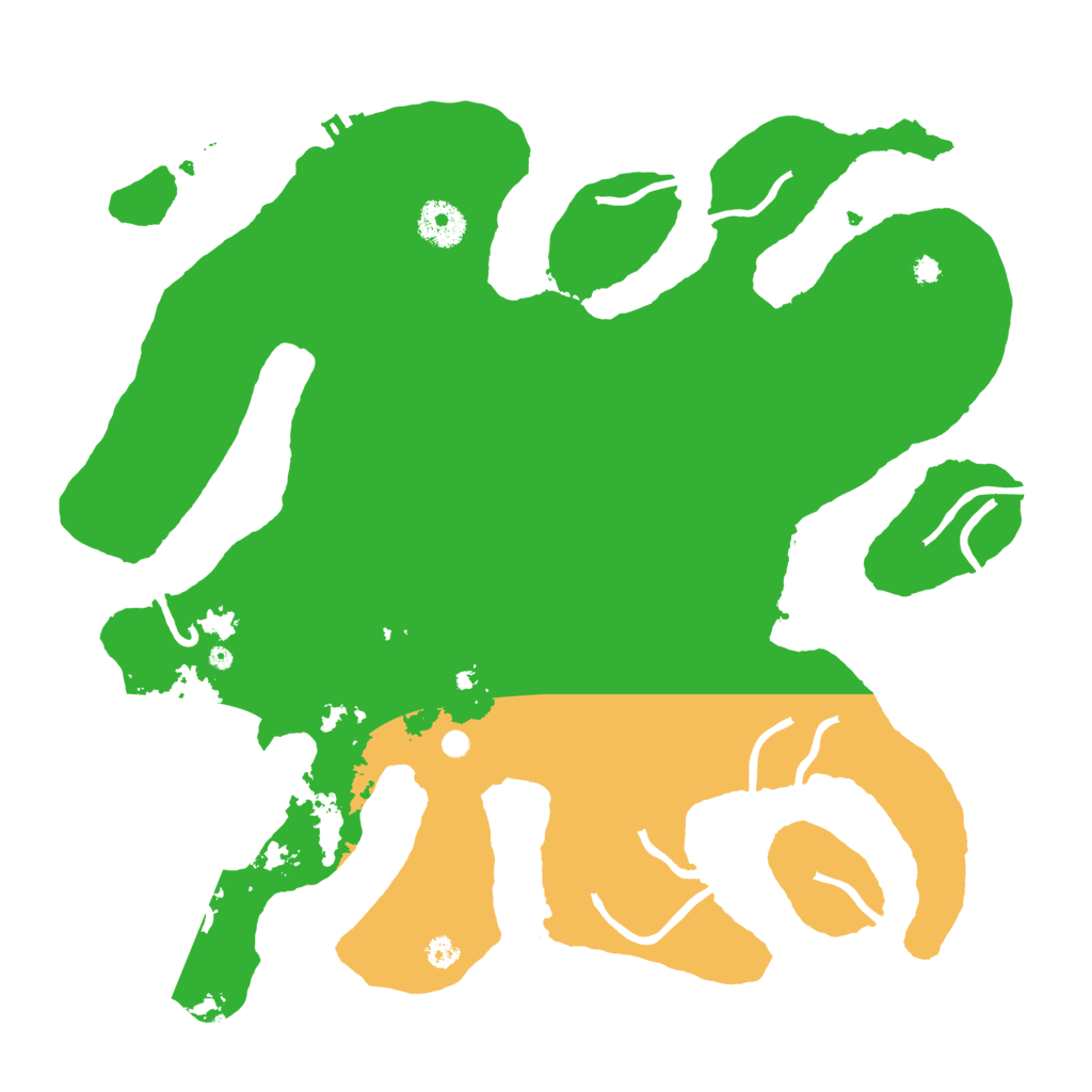 Biome Rust Map: Procedural Map, Size: 3500, Seed: 347345