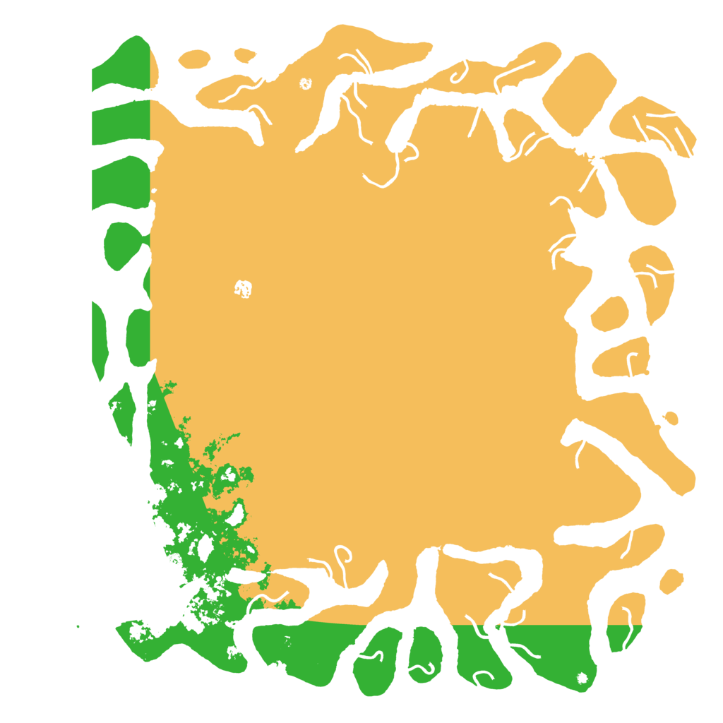 Biome Rust Map: Procedural Map, Size: 6000, Seed: 120809040