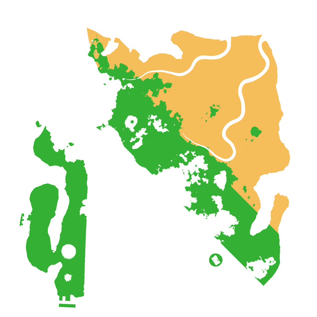 Biome Rust Map: Procedural Map, Size: 3850, Seed: 592457037