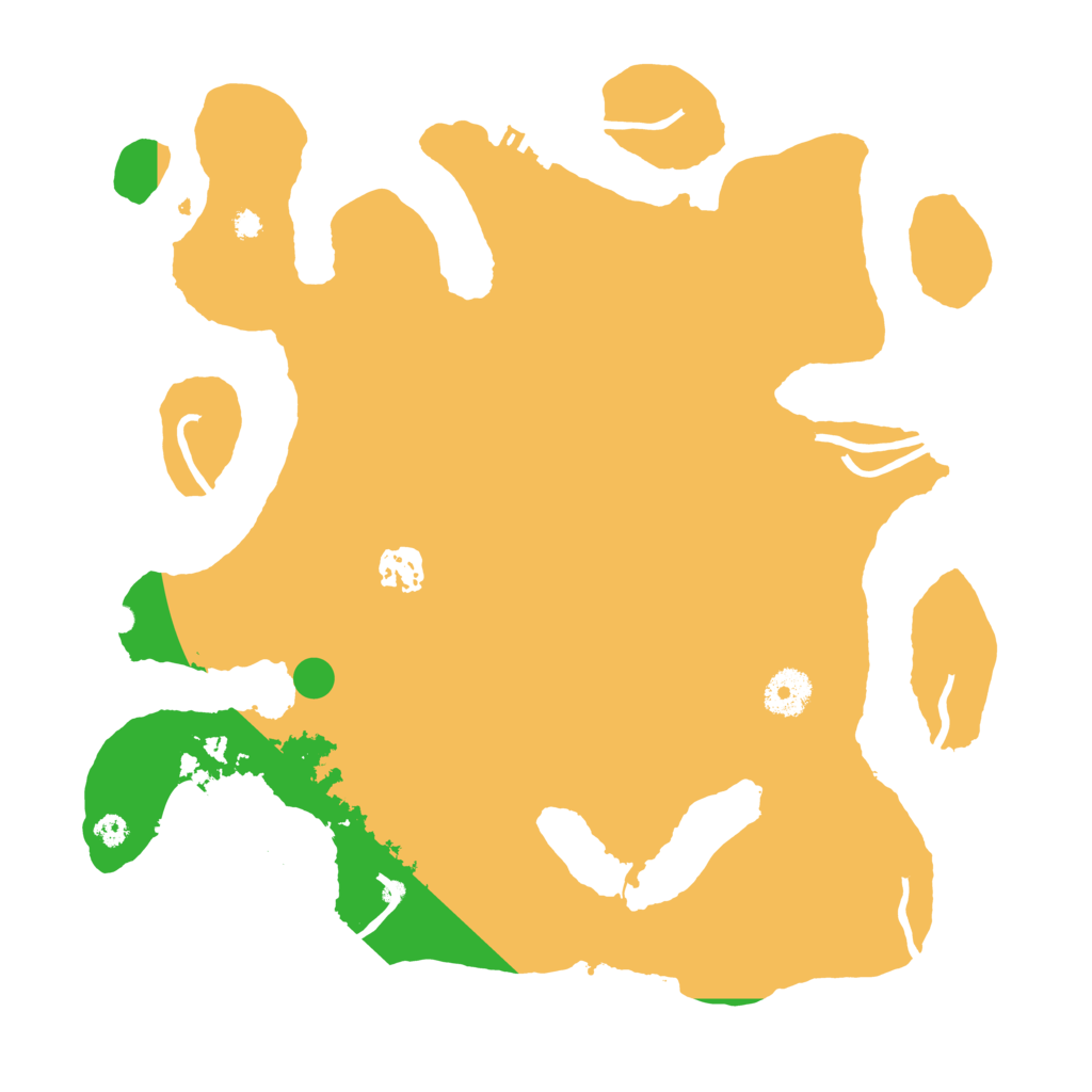 Biome Rust Map: Procedural Map, Size: 3500, Seed: 374219