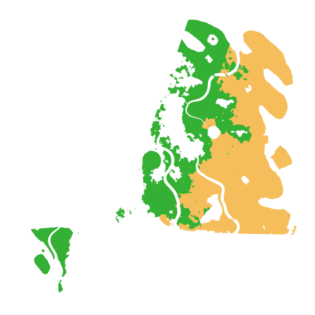 Biome Rust Map: Procedural Map, Size: 4500, Seed: 1248275501