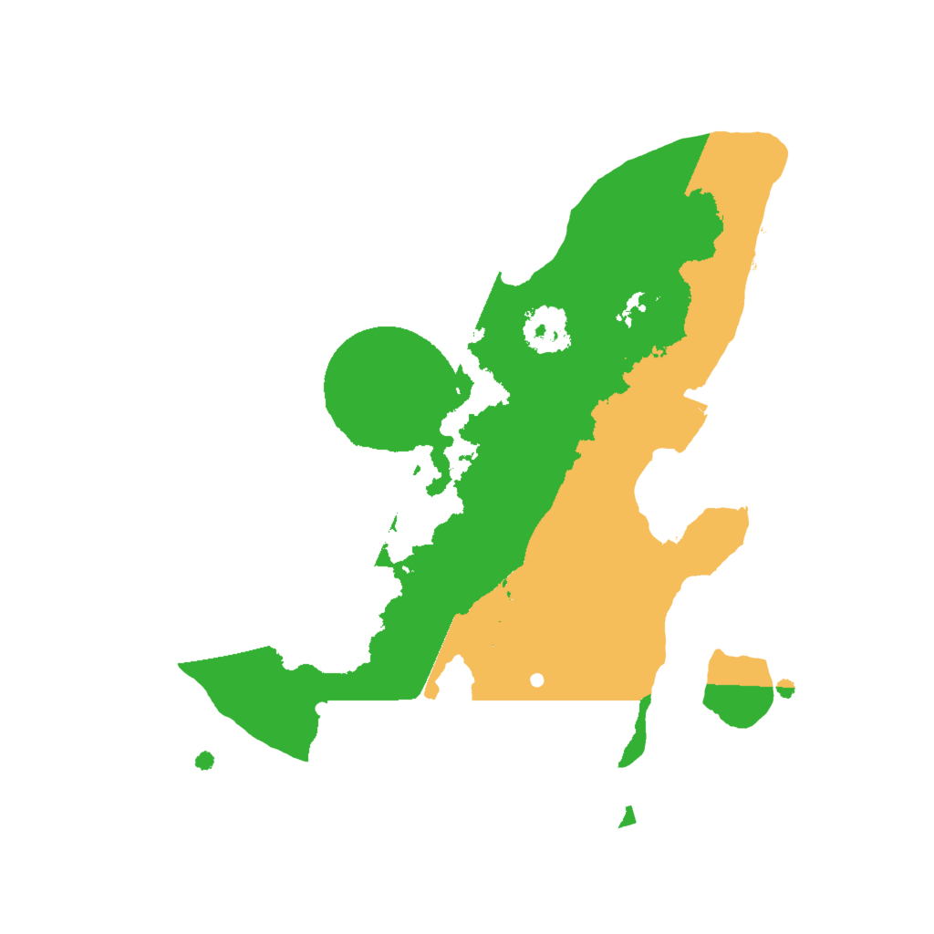 Biome Rust Map: Procedural Map, Size: 2000, Seed: 946597321
