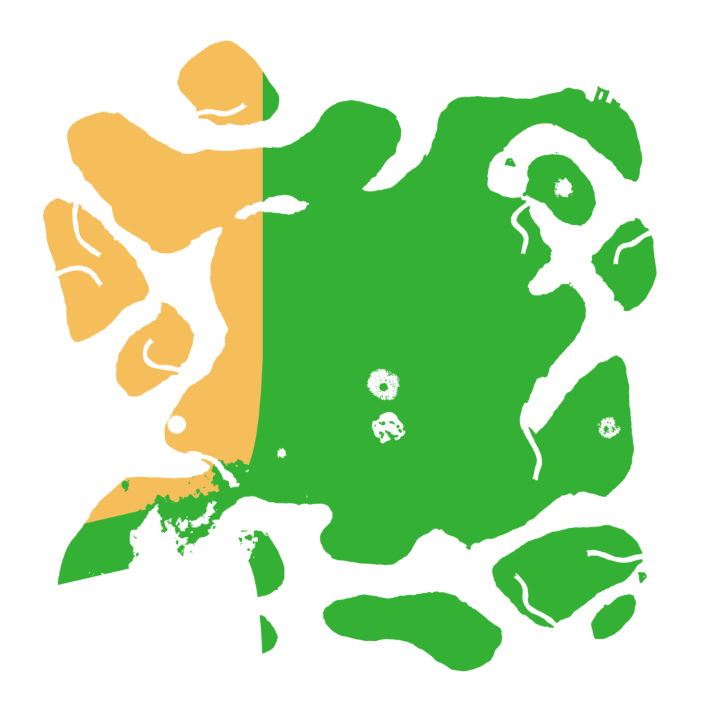 Biome Rust Map: Procedural Map, Size: 3500, Seed: 665218