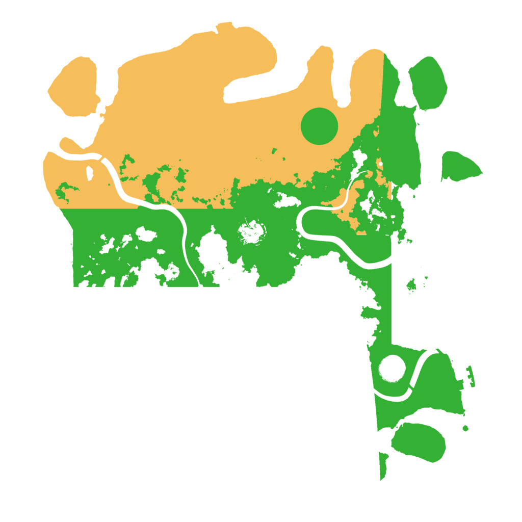 Biome Rust Map: Procedural Map, Size: 3700, Seed: 1949493553