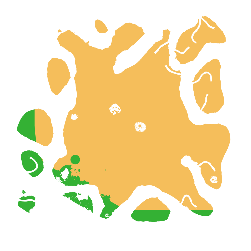 Biome Rust Map: Procedural Map, Size: 3500, Seed: 849637082