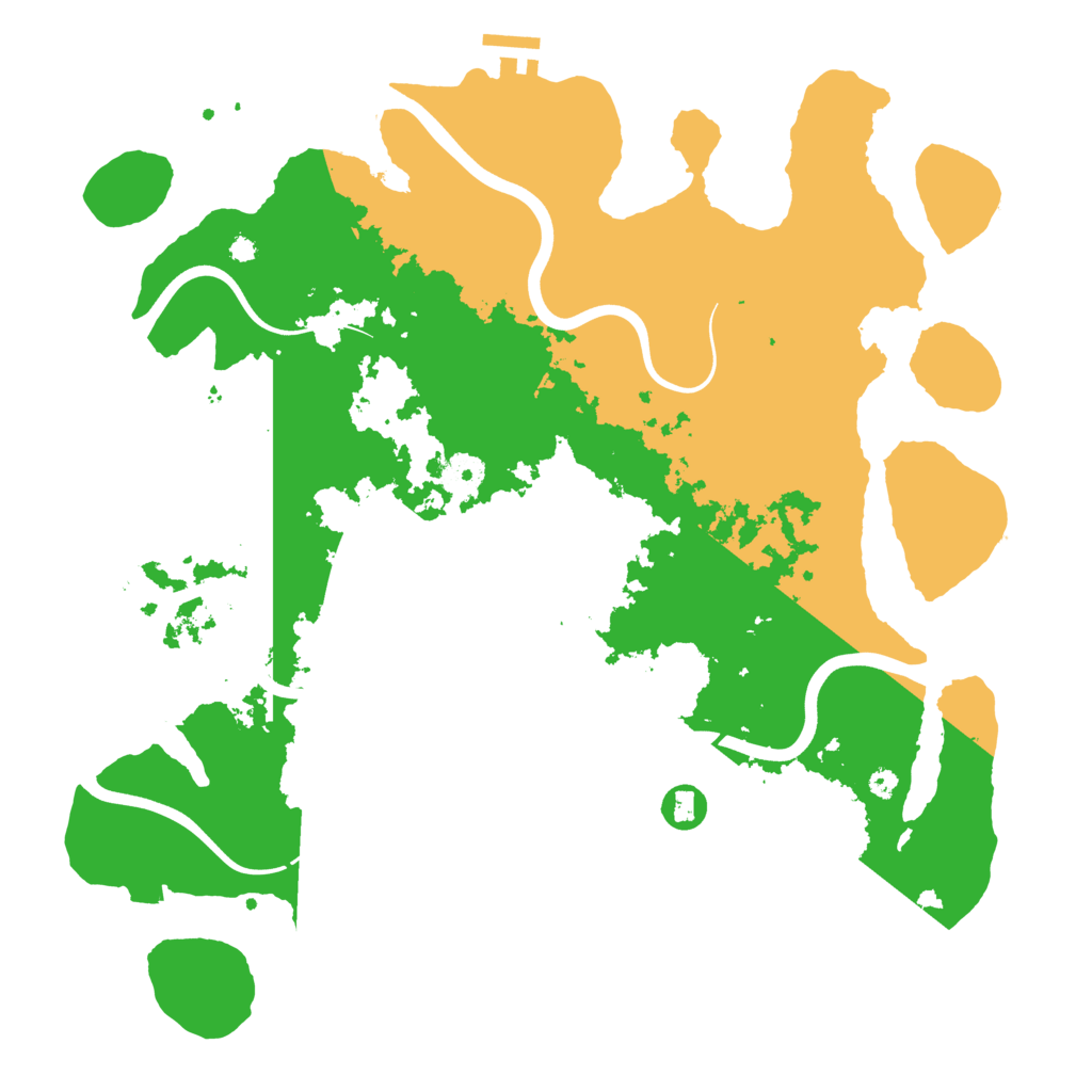 Biome Rust Map: Procedural Map, Size: 3850, Seed: 251307200