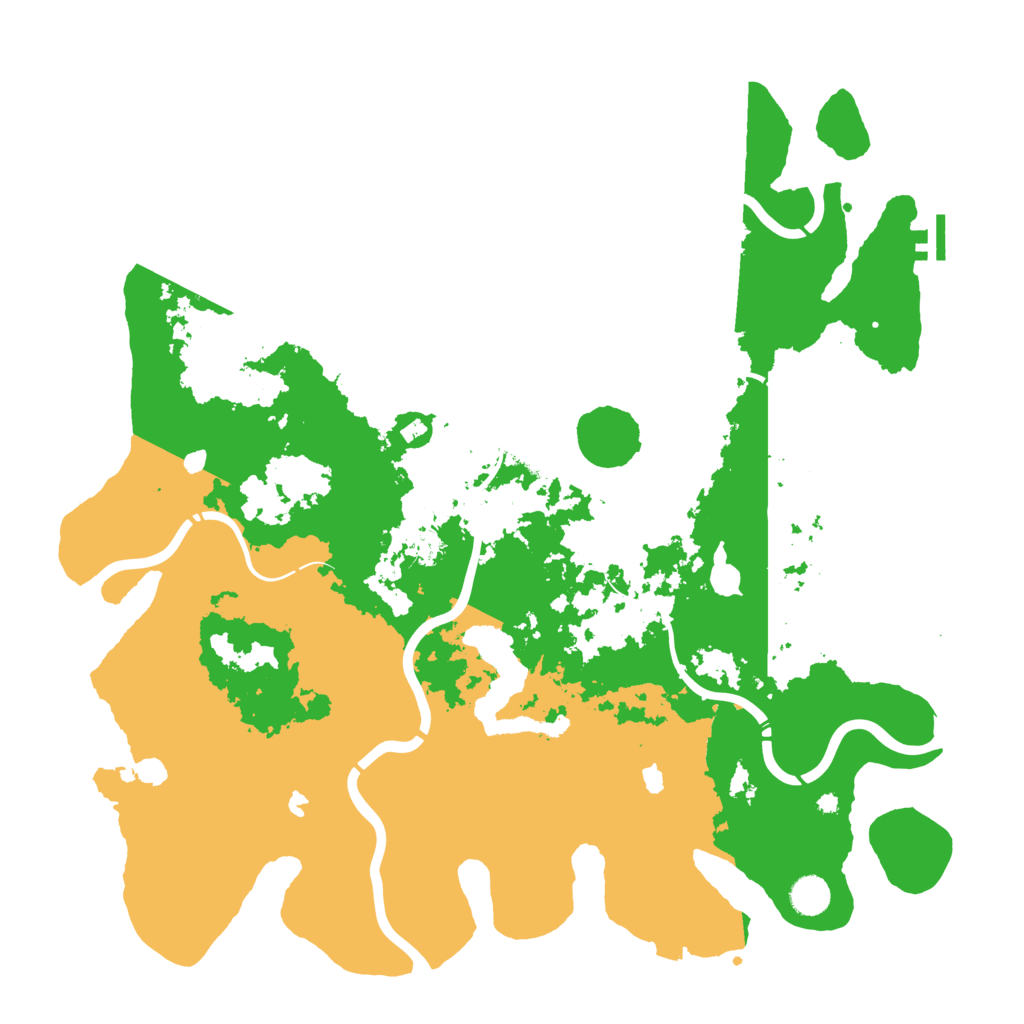 Biome Rust Map: Procedural Map, Size: 4500, Seed: 7265
