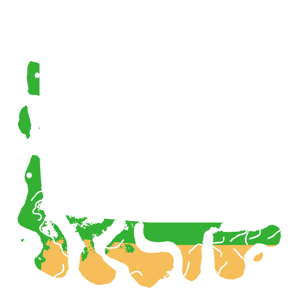 Biome Rust Map: Procedural Map, Size: 4800, Seed: 1253525