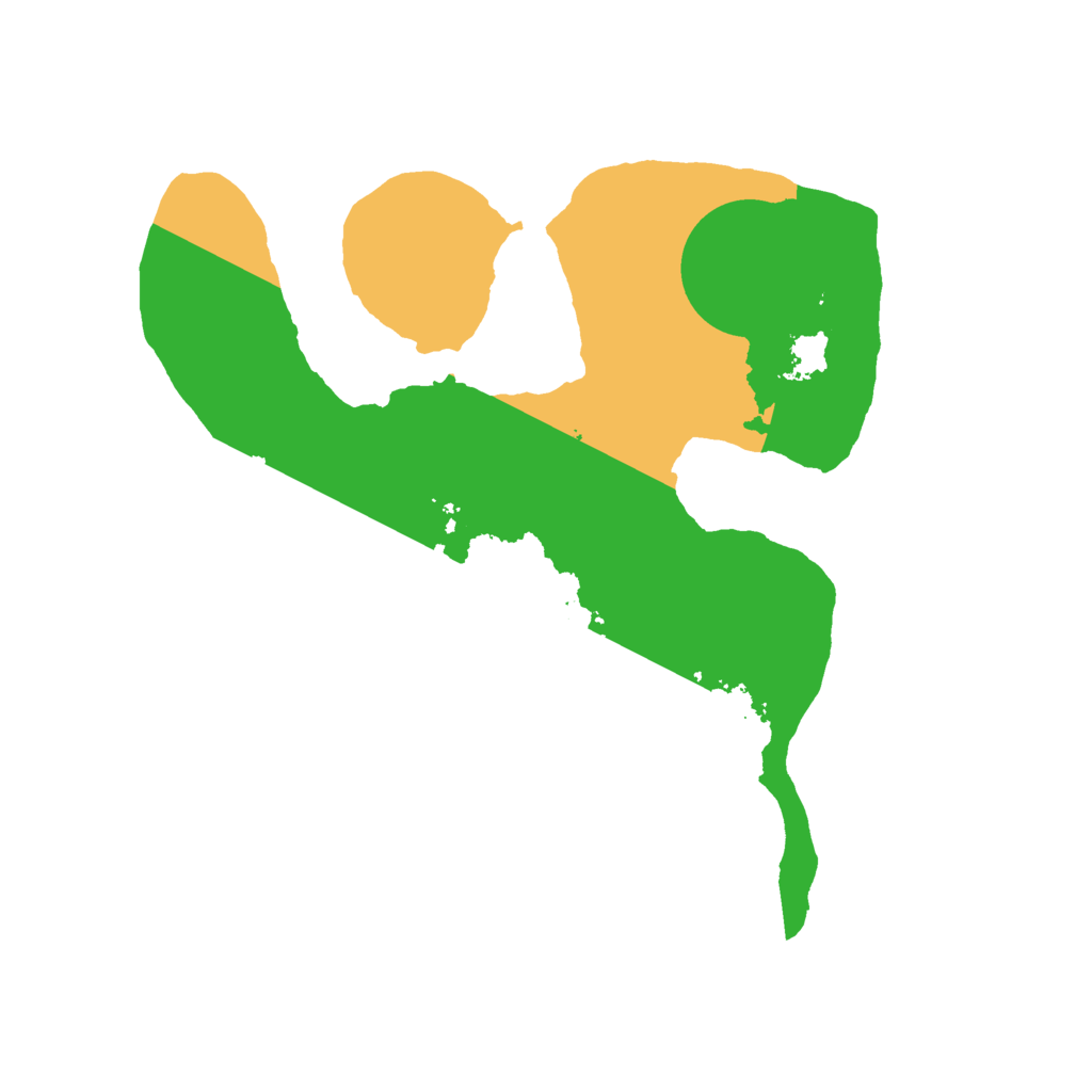 Biome Rust Map: Barren, Size: 2100, Seed: 3