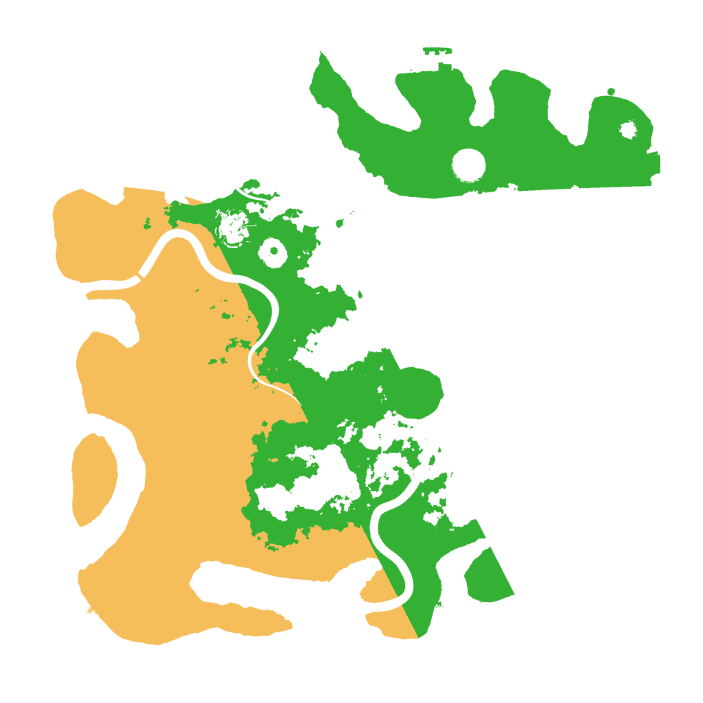 Biome Rust Map: Procedural Map, Size: 3700, Seed: 1626756248