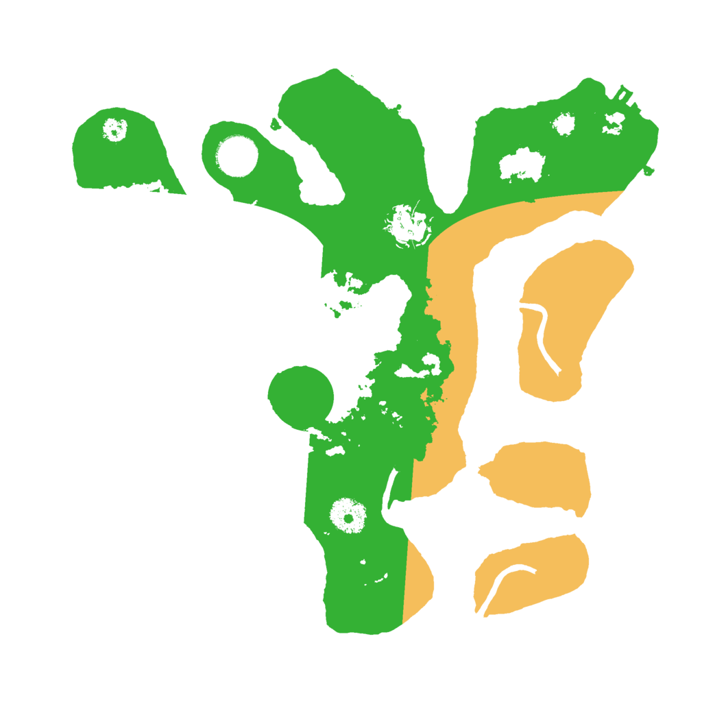 Biome Rust Map: Procedural Map, Size: 3000, Seed: 2422587