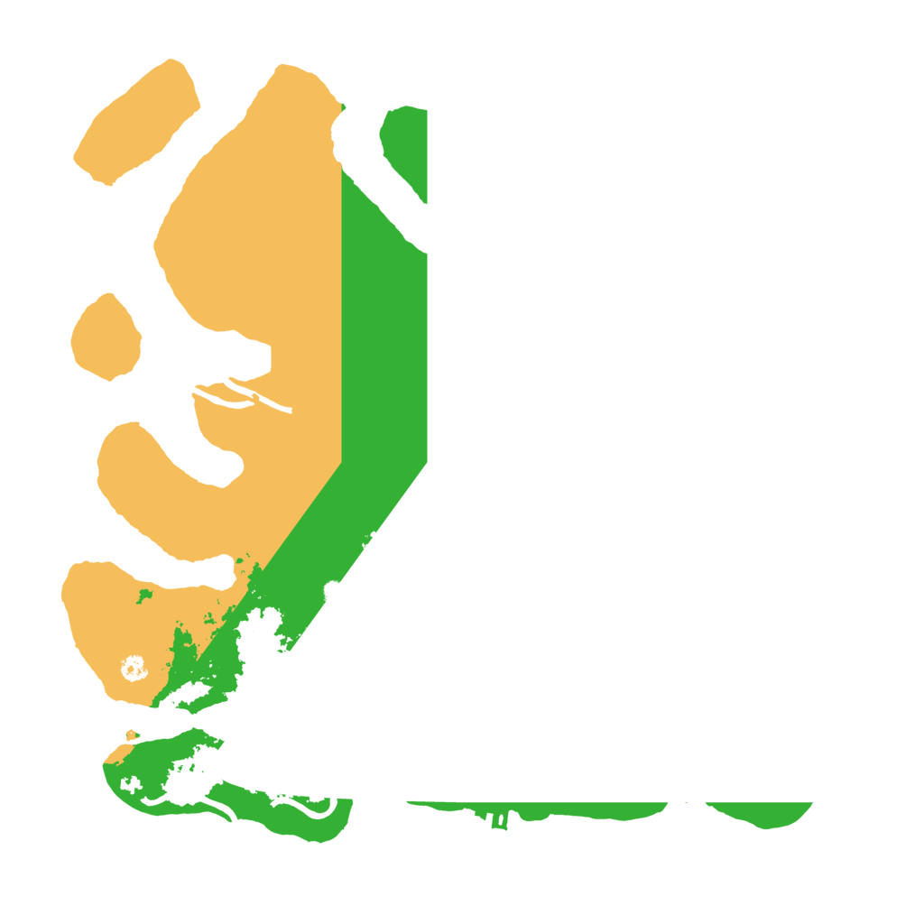 Biome Rust Map: Procedural Map, Size: 3600, Seed: 11545