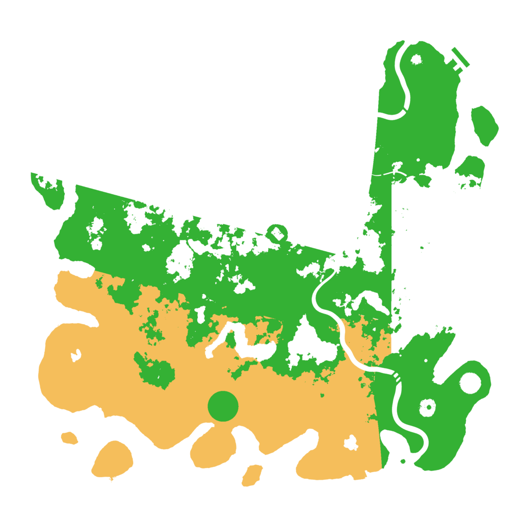 Biome Rust Map: Procedural Map, Size: 4500, Seed: 85215753