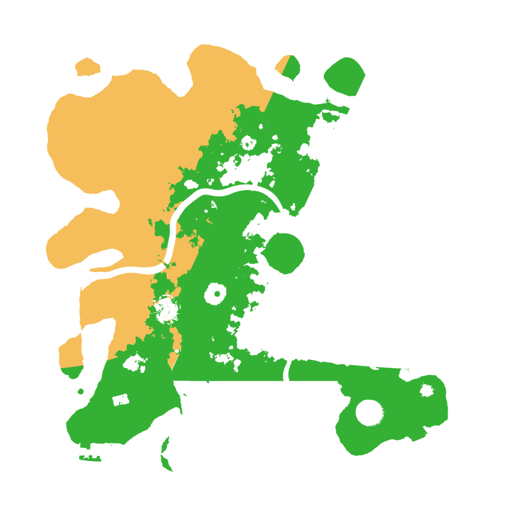 Biome Rust Map: Procedural Map, Size: 3500, Seed: 1026837002