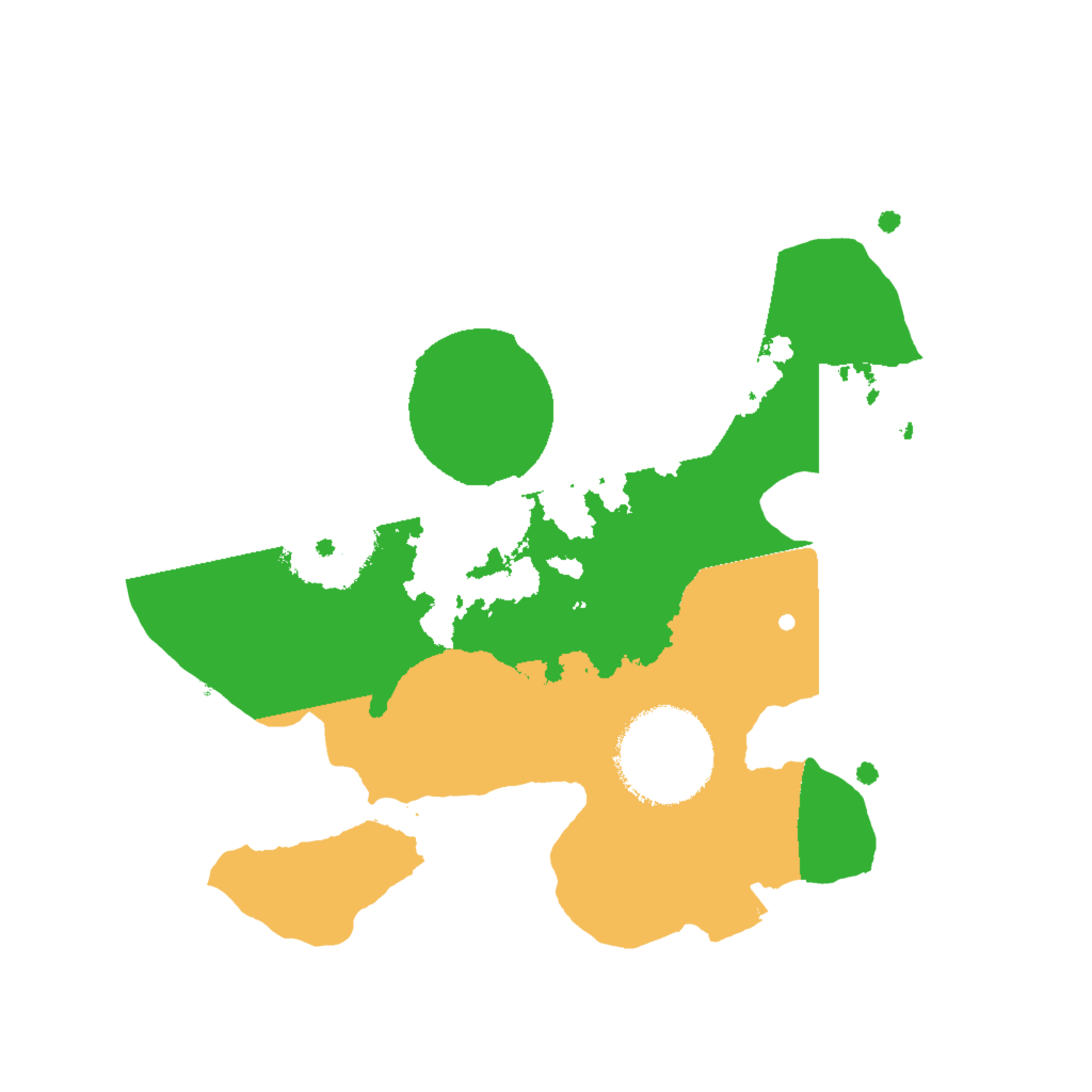 Biome Rust Map: Procedural Map, Size: 2000, Seed: 439876134