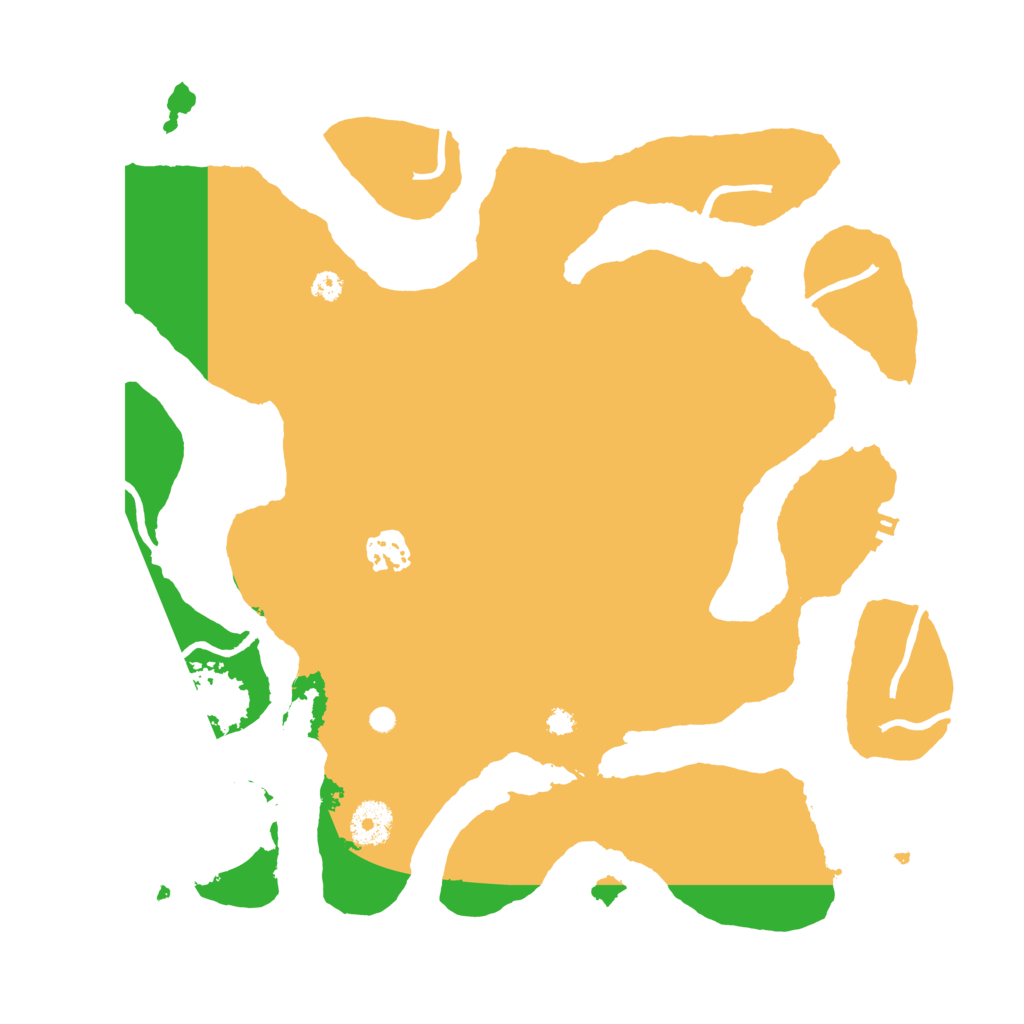 Biome Rust Map: Procedural Map, Size: 3500, Seed: 7296203