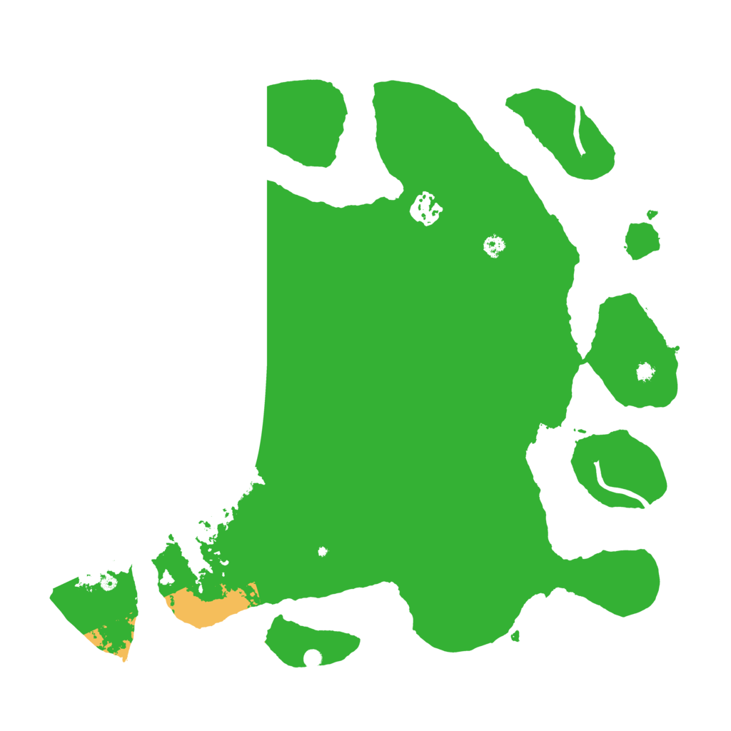 Biome Rust Map: Procedural Map, Size: 3500, Seed: 550712480