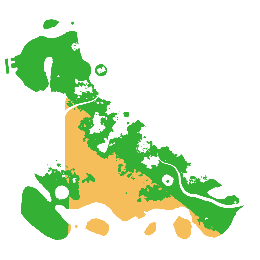 Biome Rust Map: Procedural Map, Size: 3500, Seed: 1512538946