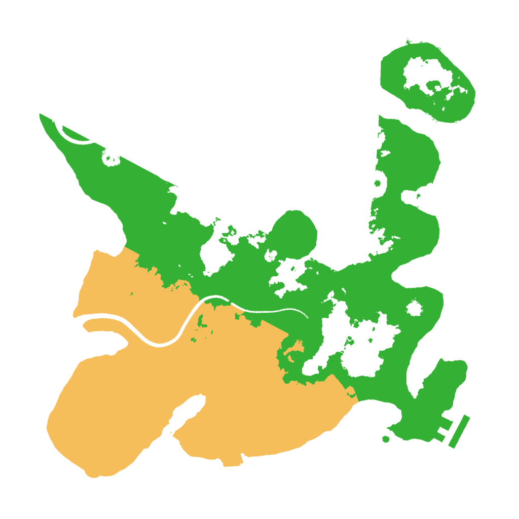 Biome Rust Map: Procedural Map, Size: 3000, Seed: 47483390