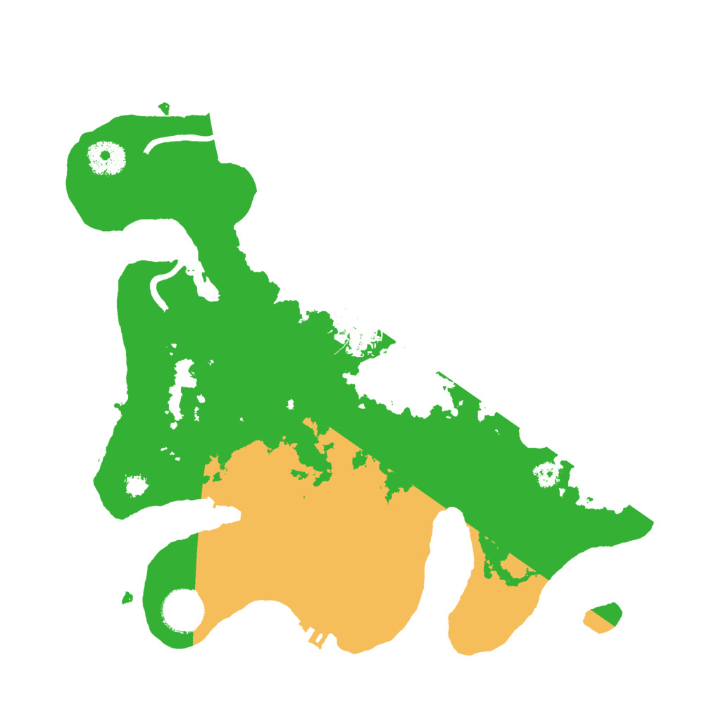 Biome Rust Map: Procedural Map, Size: 3000, Seed: 91038132