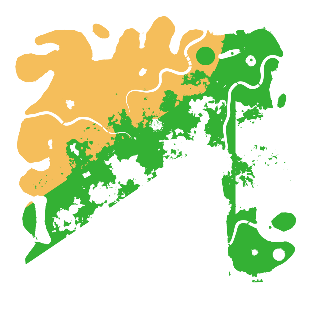 Biome Rust Map: Procedural Map, Size: 4500, Seed: 26277