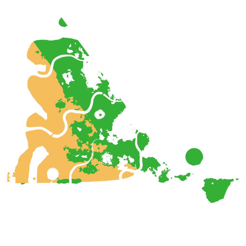 Biome Rust Map: Procedural Map, Size: 3800, Seed: 48679567
