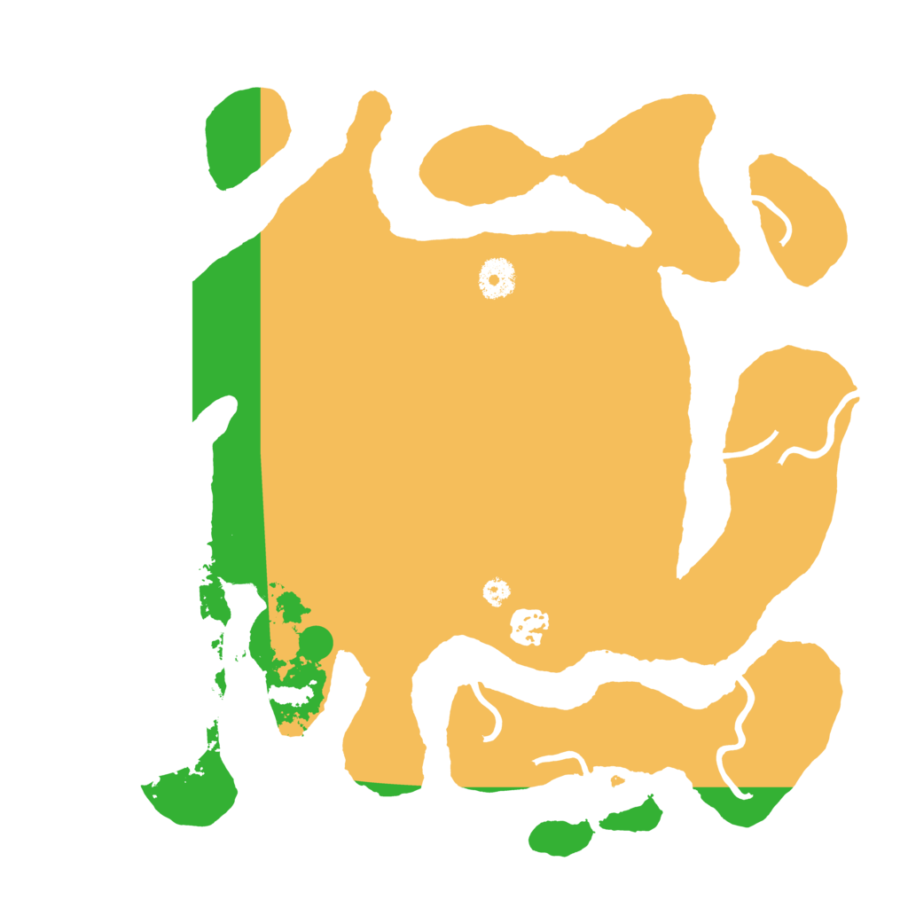 Biome Rust Map: Procedural Map, Size: 3500, Seed: 2508