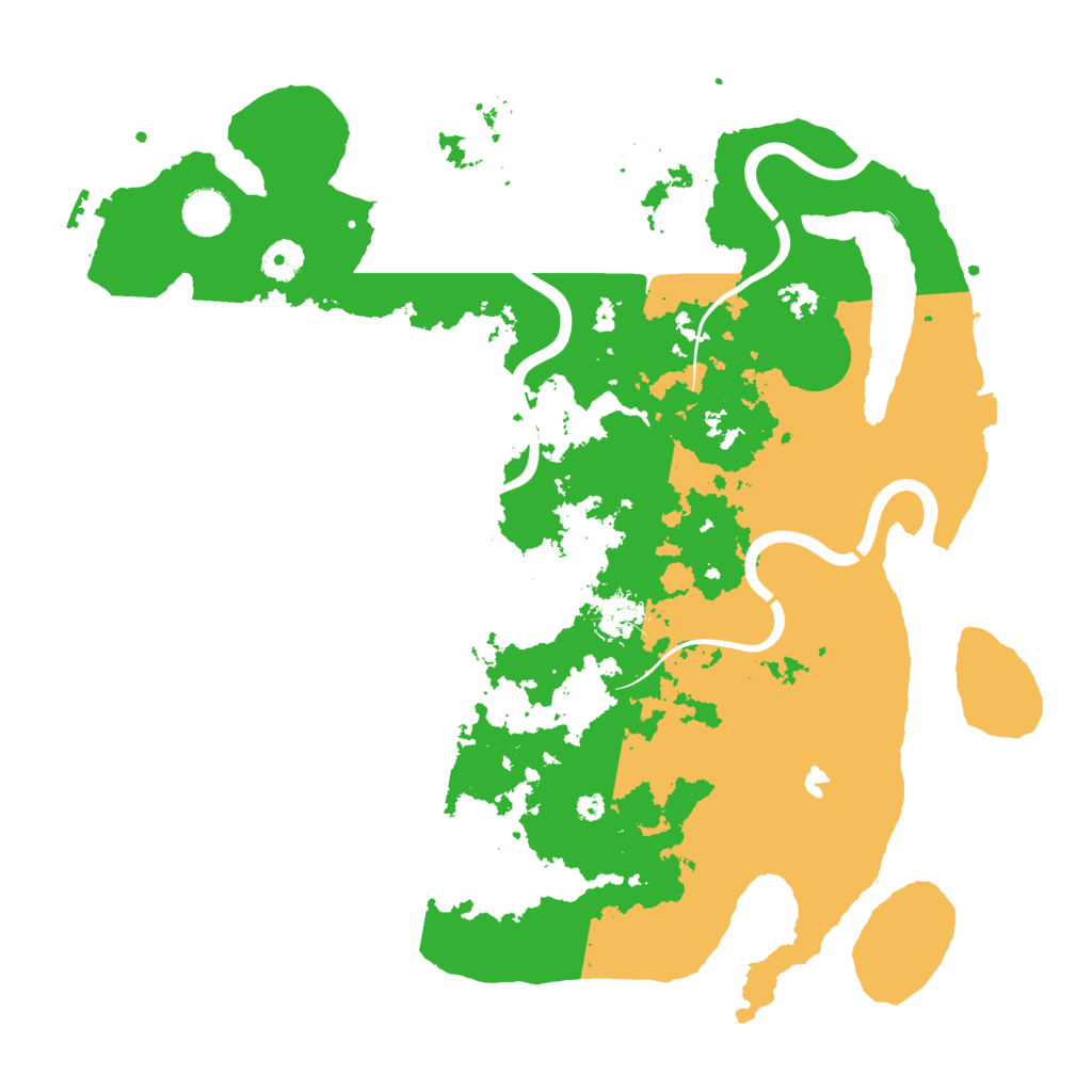 Biome Rust Map: Procedural Map, Size: 4000, Seed: 49877429