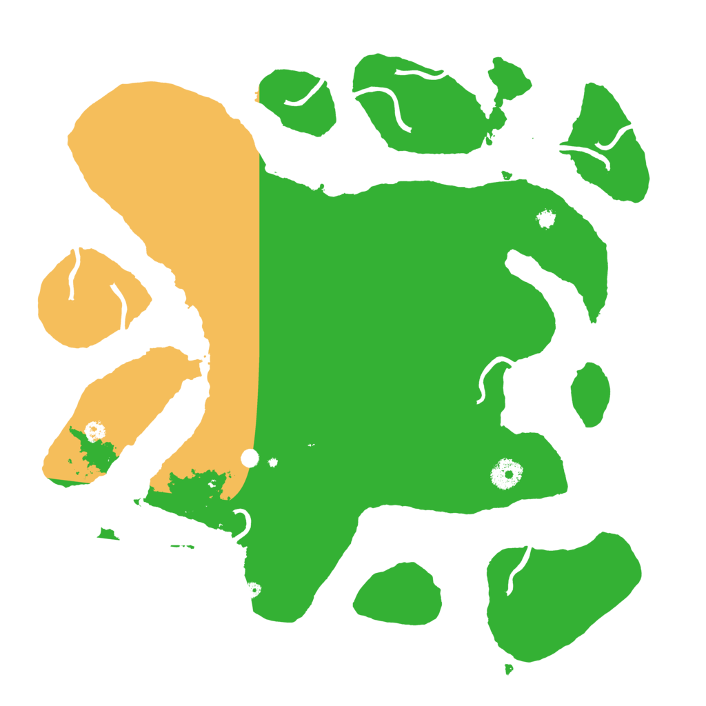 Biome Rust Map: Procedural Map, Size: 3500, Seed: 502971