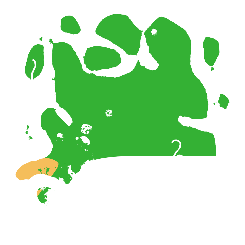 Biome Rust Map: Procedural Map, Size: 3500, Seed: 832605