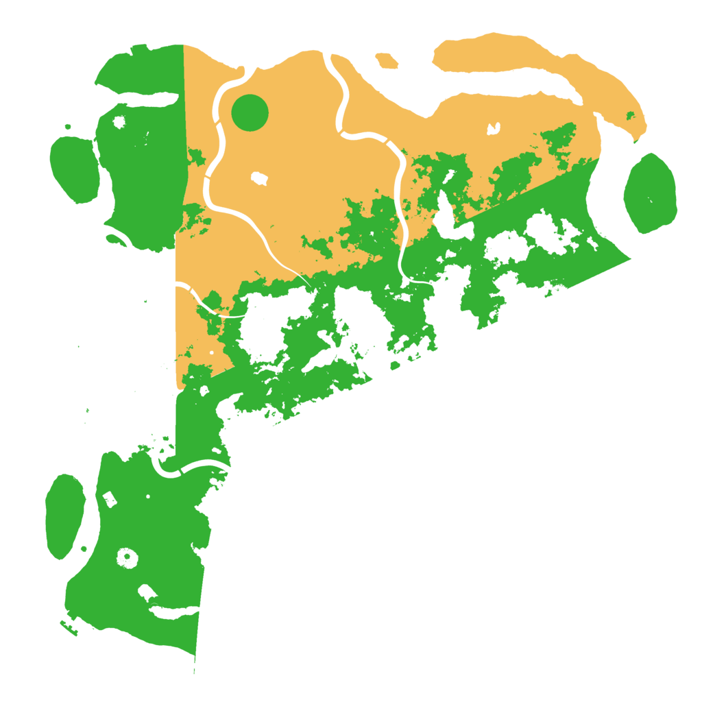 Biome Rust Map: Procedural Map, Size: 5000, Seed: 3838