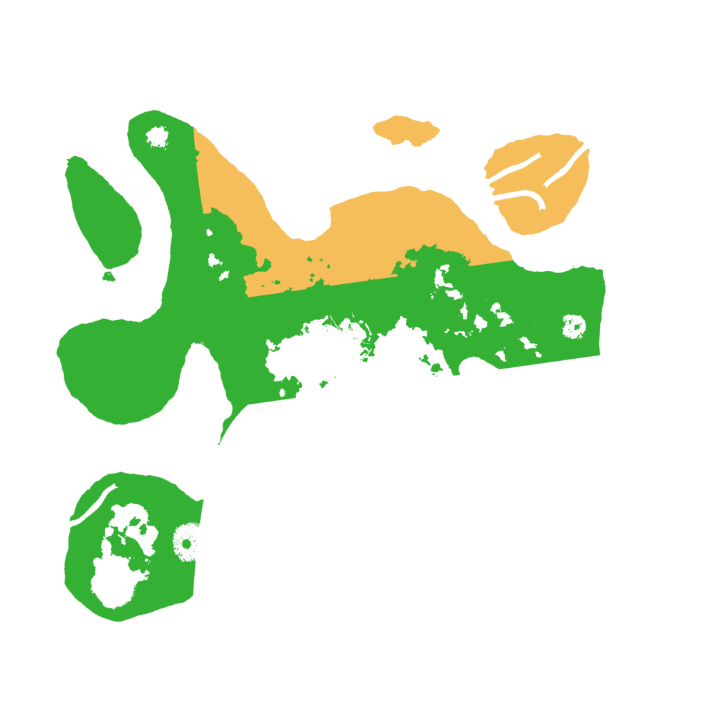 Biome Rust Map: Procedural Map, Size: 3000, Seed: 151183424