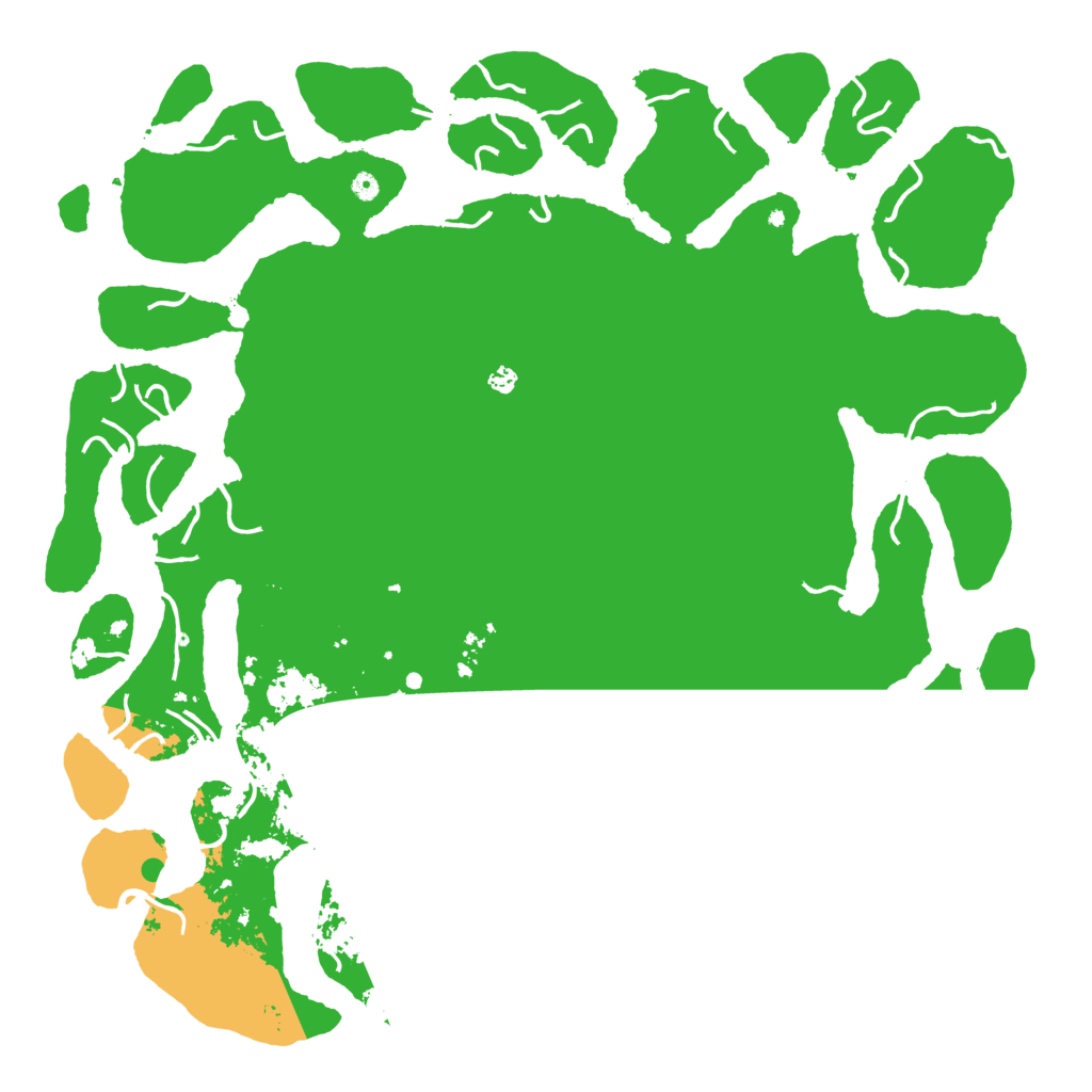 Biome Rust Map: Procedural Map, Size: 6000, Seed: 91556