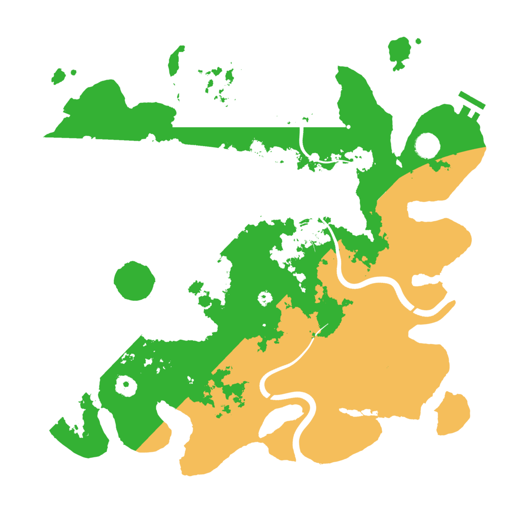 Biome Rust Map: Procedural Map, Size: 3600, Seed: 1778922506