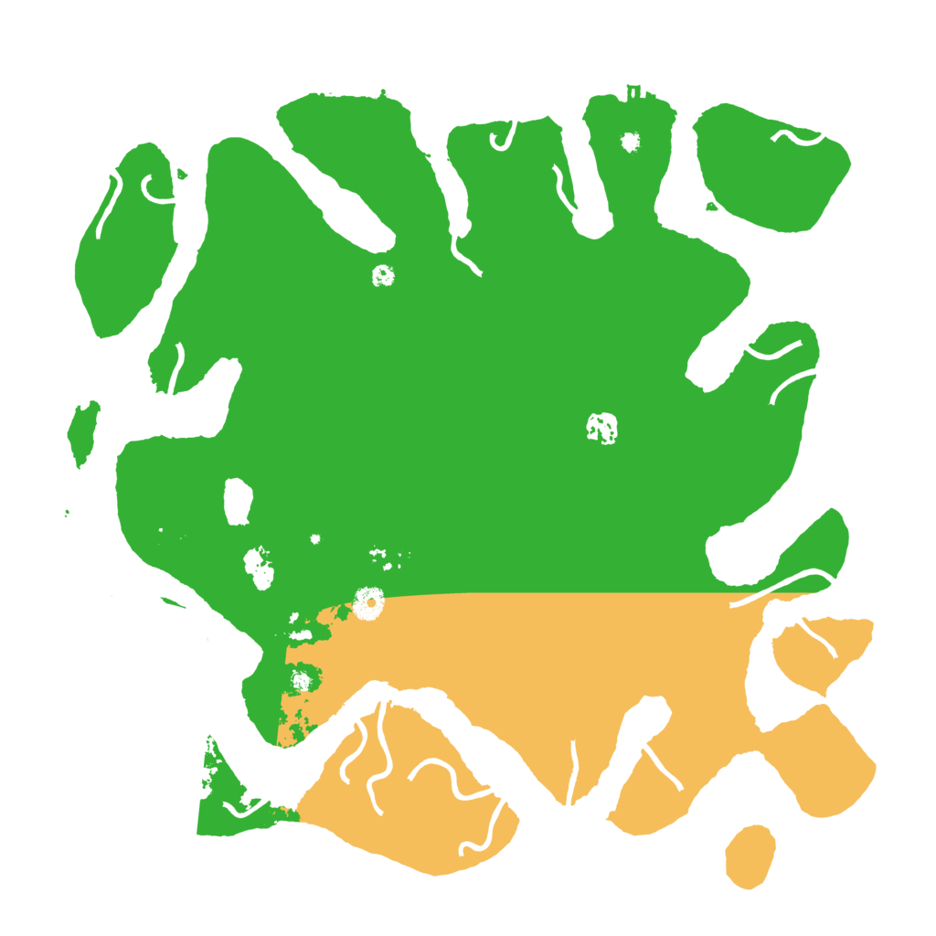 Biome Rust Map: Procedural Map, Size: 4250, Seed: 945842