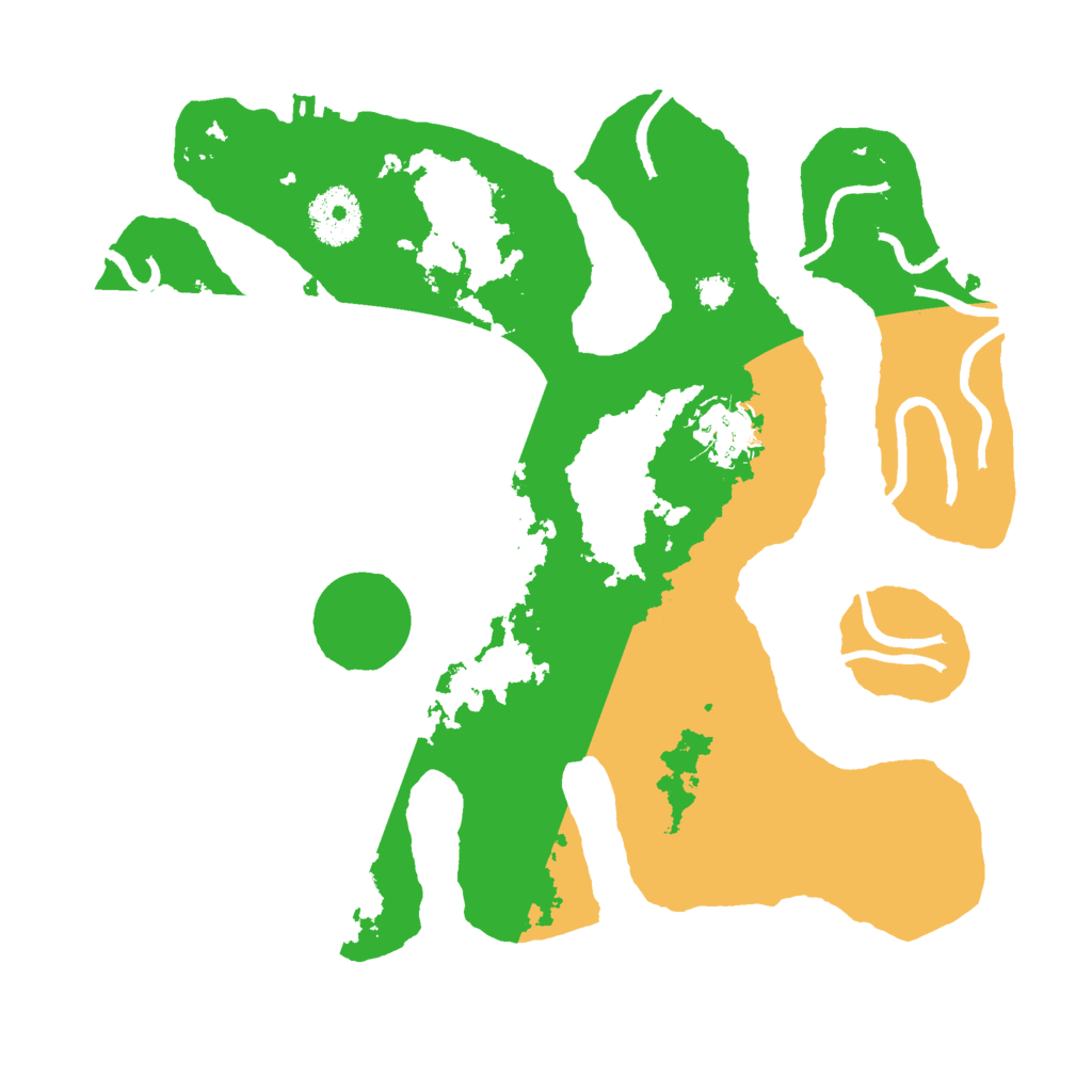 Biome Rust Map: Procedural Map, Size: 3000, Seed: 7861