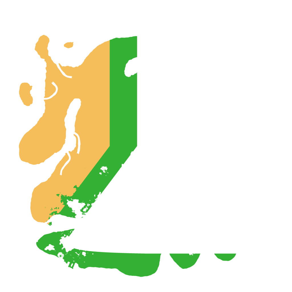 Biome Rust Map: Procedural Map, Size: 3400, Seed: 2943