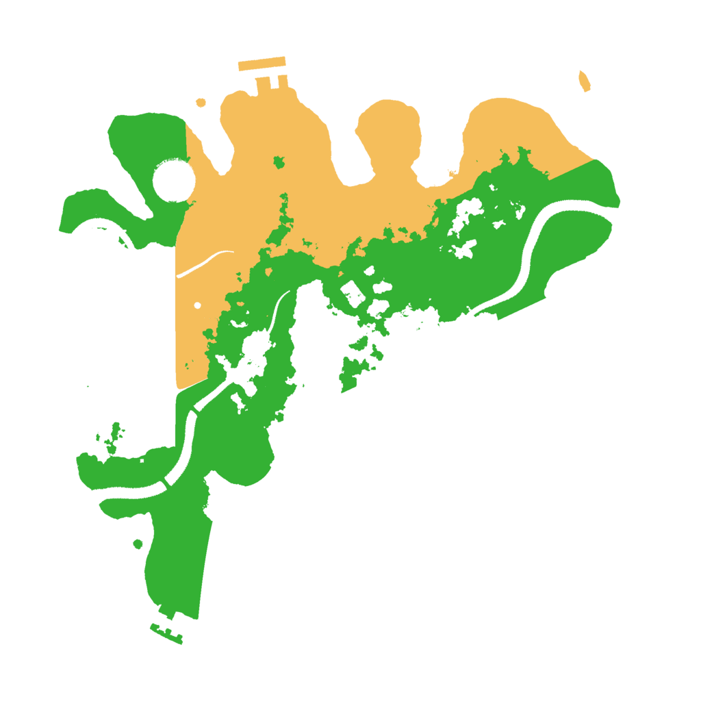 Biome Rust Map: Procedural Map, Size: 3000, Seed: 642683684