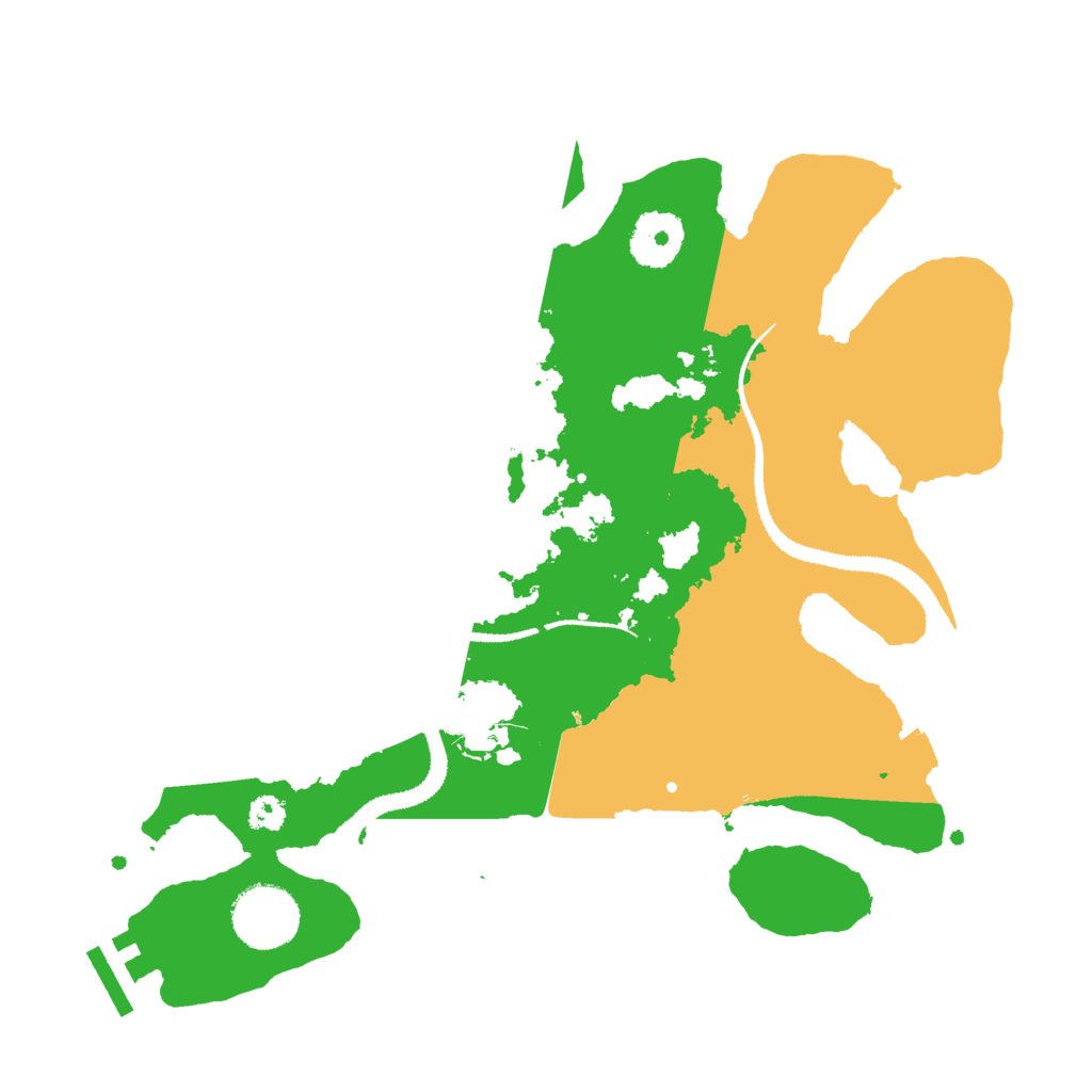 Biome Rust Map: Procedural Map, Size: 3000, Seed: 302354801