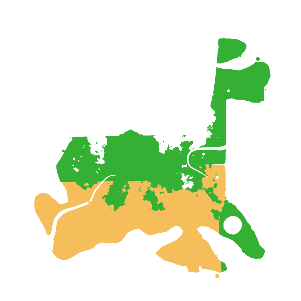 Biome Rust Map: Procedural Map, Size: 3000, Seed: 1416590152