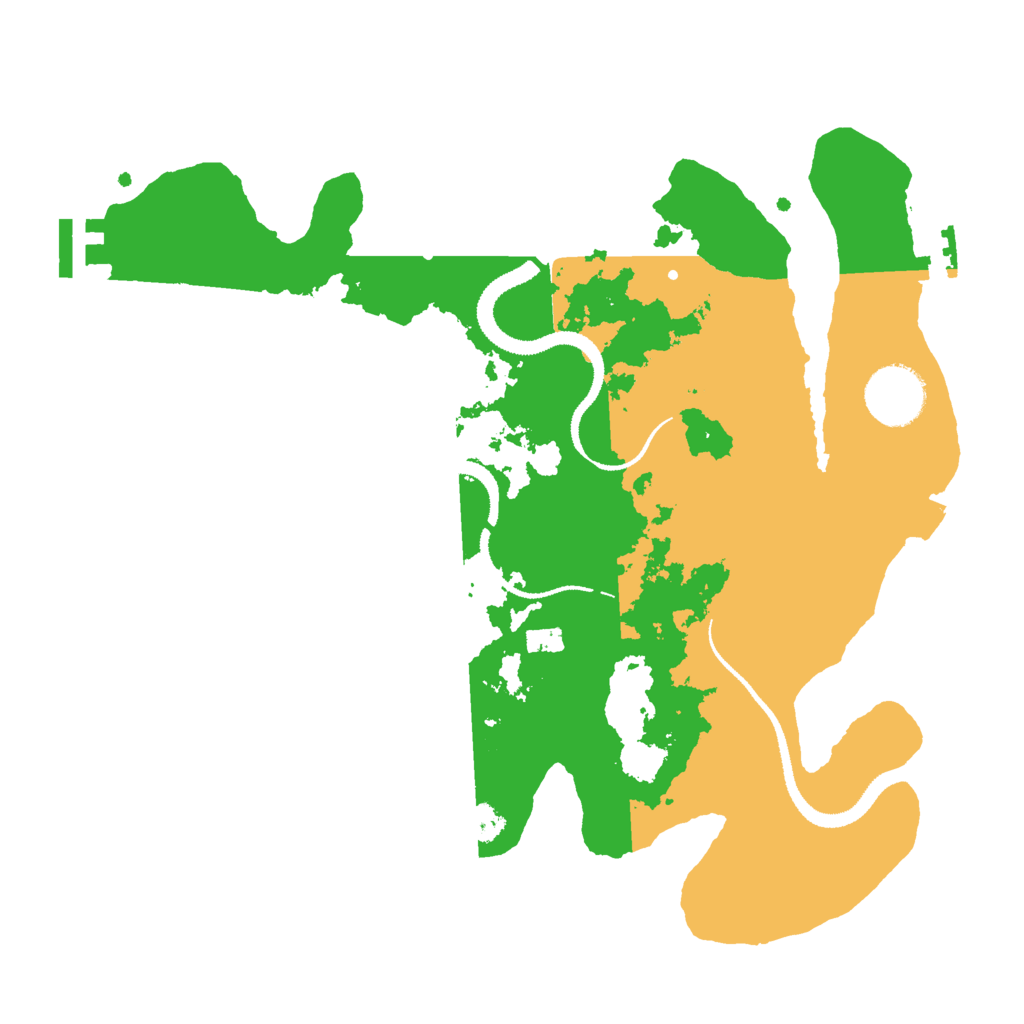 Biome Rust Map: Procedural Map, Size: 3000, Seed: 814382275