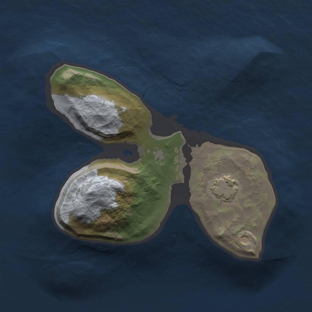 Rust Map: Barren, Size: 1500, Seed: 12345, 3 Monuments