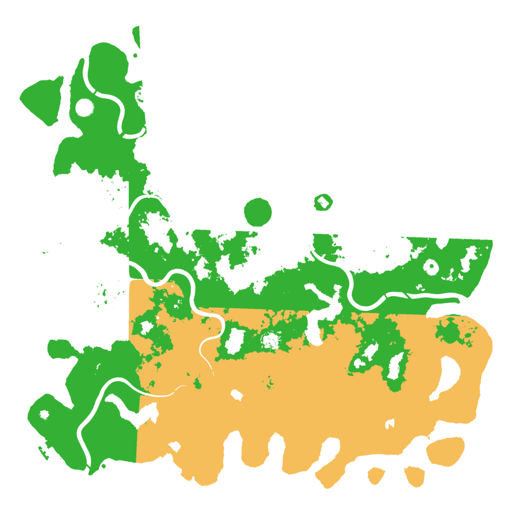 Biome Rust Map: Procedural Map, Size: 5000, Seed: 568754