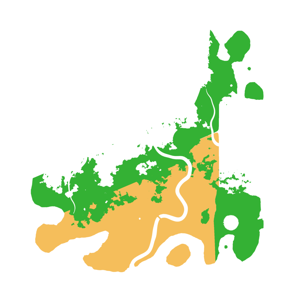 Biome Rust Map: Procedural Map, Size: 3500, Seed: 75984652